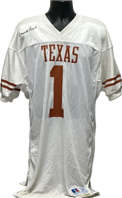 Soccer jersey with extra stretch for better fit-Darrell Royal Autograph Signed Texas Football Jersey JSA Authentic