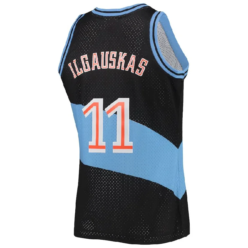 Premium basketball jersey for professional athletes-C.Cavaliers #11 Zydrunas Ilgauskas Mitchell & Ness 1997-98 Hardwood Classics Swingman Jersey Black Stitched American Basketball Jersey