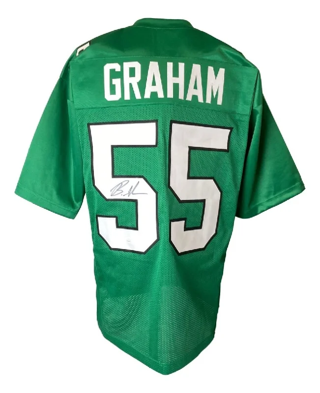 Soccer jersey with modern cut and stylish design-Brandon Graham Philadelphia Signed Kelly Green Football Jersey JSA ITP