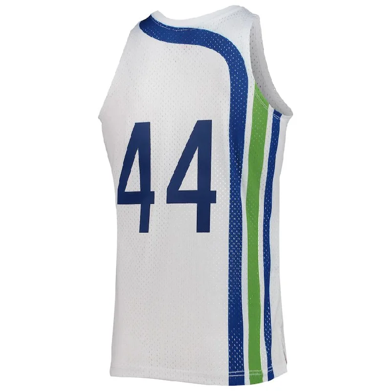 Custom basketball jersey with custom team colors-A.Hawks #44 Pete Maravich Mitchell & Ness 1970-71 Hardwood Classics Swingman Jersey White Stitched American Basketball Jersey