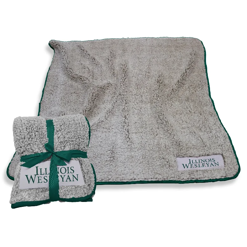 Personalized team wall hangings for sports rooms-Illinois Wesleyan Frosty Fleece