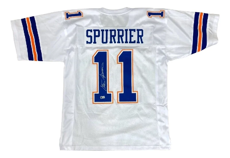 Soccer jersey with smooth fabric for ease of movement-Steve Spurrier Florida Signed White Football Jersey BAS ITP