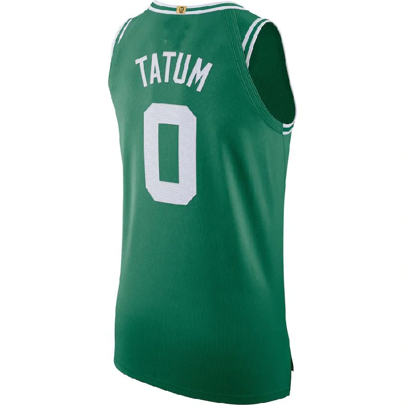 Basketball jersey with unique color combinations for teams-B.Celtics #0 Jayson Tatum 2020-21 Authentic Jersey Icon Edition Kelly Green Stitched American Basketball Jersey