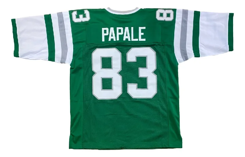 Soccer jersey with breathable fabric for comfort-Vince Papale Custom Green Pro-Style Football Jersey XL