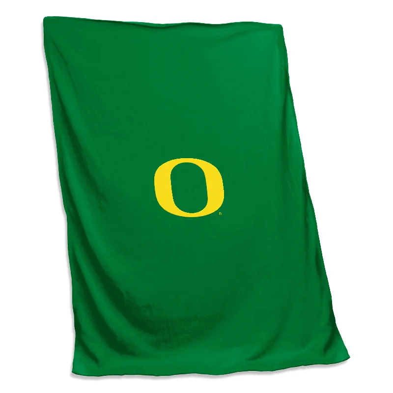 Personalized team sheets for sports enthusiasts-Oregon Screened Sweatshirt Blanket