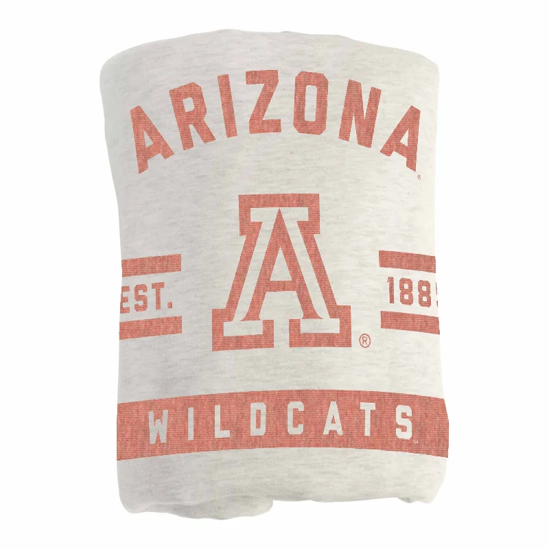 Custom team pillows for guest rooms-Arizona Oatmeal Sweatshirt Blanket