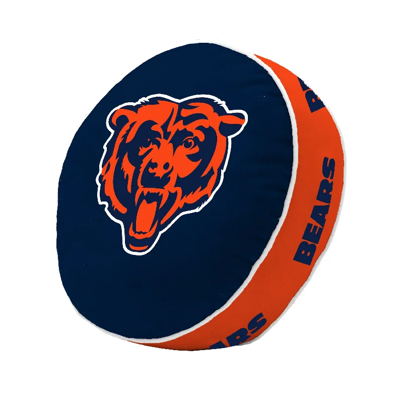 Personalized team rugs for game rooms-Chicago Bears Puff Pillow