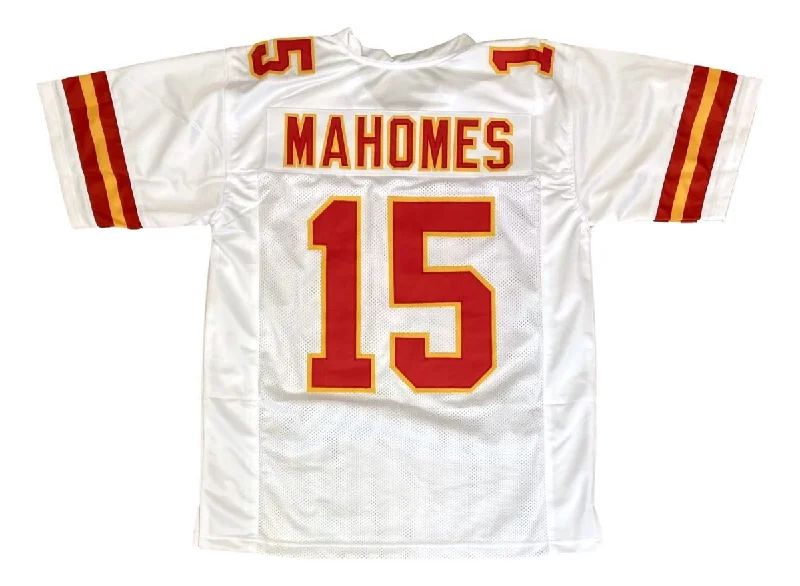 Soccer jersey with modern cut and stylish design-Patrick Mahomes Kansas City White Football Jersey