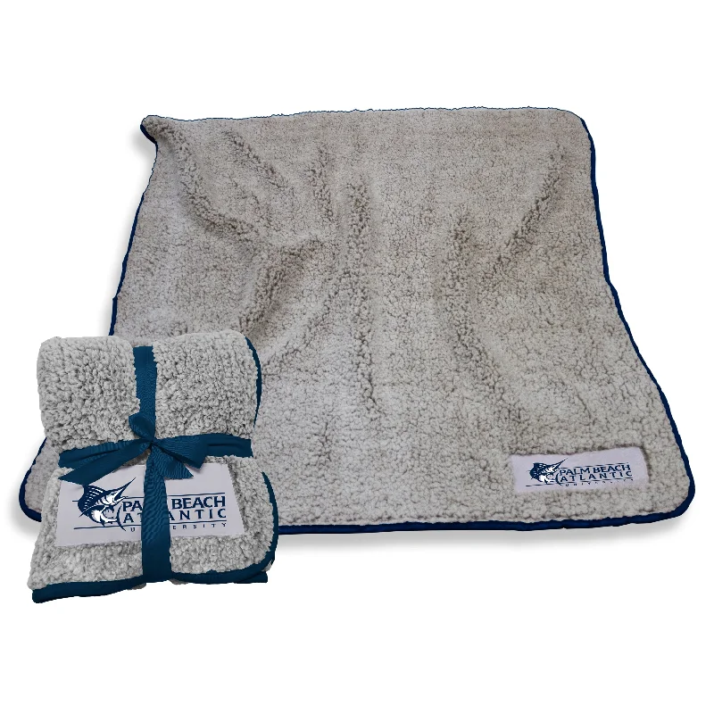 Personalized team blankets for family rooms-Palm Beach Atlantic Frosty Fleece