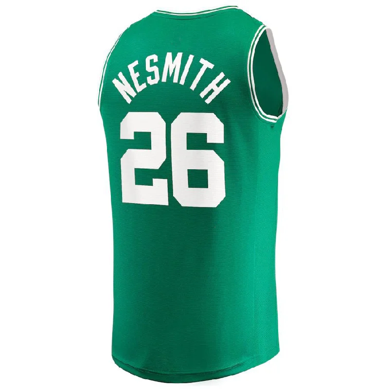 Basketball jersey with lightweight material for optimal movement-B.Celtics #26 Aaron Nesmith Fanatics Branded 2020 Draft First Round Pick Fast Break Replica Jersey Green Icon Edition Stitched American Basketball Jersey