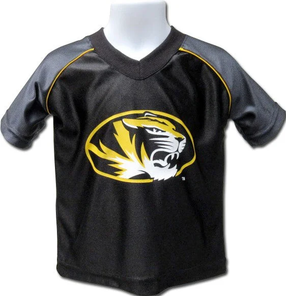 Soccer jersey for amateur teams with custom features-Mizzou Oval Tiger Head Youth Replica Football Jersey