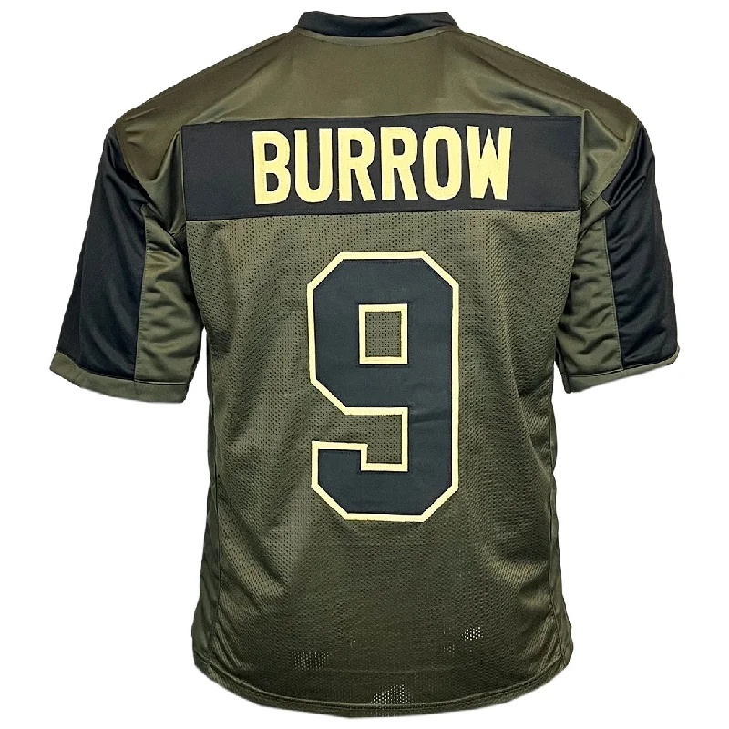 Soccer jersey with durable fabric for long-lasting wear-Joe Burrow Unsigned Salute to Service Football Jersey