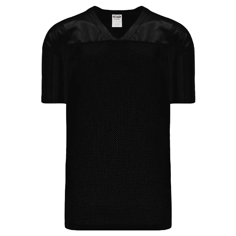 Personalized soccer jersey with bold lettering-Pro Series Durastar Mesh Black Football Jersey