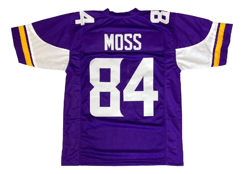 Personalized soccer jersey for major soccer tournaments-Randy Moss Minnesota Purple Football Jersey