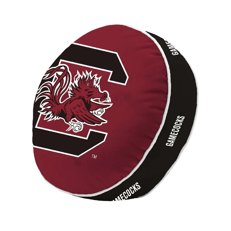 Team logo room accessories for fan spaces-South Carolina Puff Pillow