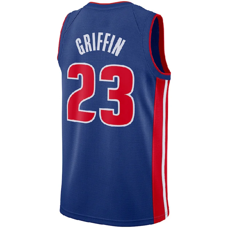 Basketball jersey for professional teams-D.Pistons #23 Blake Griffin Swingman Jersey Blue Stitched American Basketball Jersey