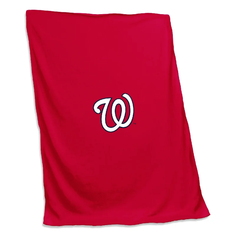 Team towels for sports bar-themed kitchens-Washington Nationals Sweatshirt Blanket