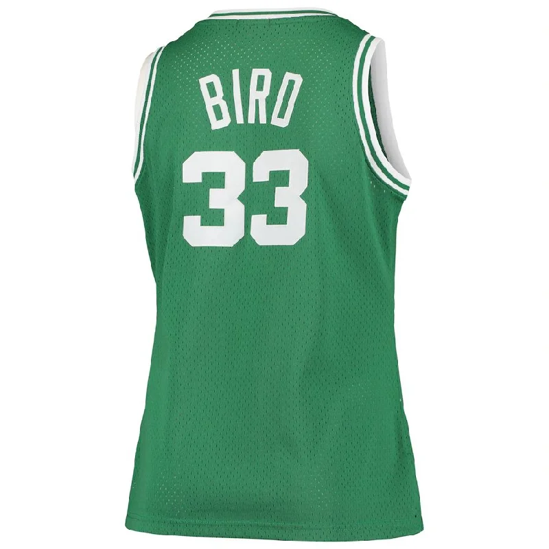 Custom home or away basketball jersey for teams-B.Celtics #33 Larry Bird Mitchell & Ness Plus Size Swingman Jersey Kelly Green Stitched American Basketball Jersey