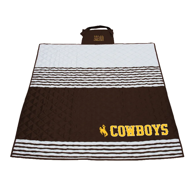 Team logo tablecloths for sports parties-Wyoming Outdoor Blanket