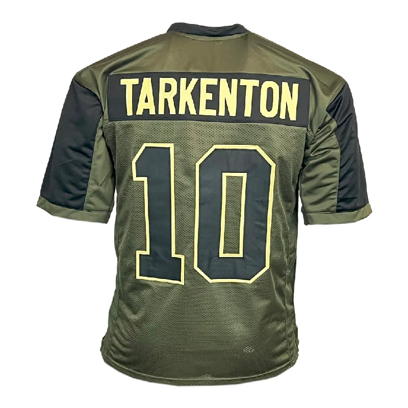 Personalized soccer jersey for gift items and fan merchandise-Fran Tarkenton Unsigned Salute to Service Football Jersey