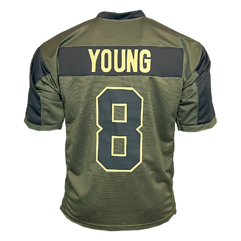 Lightweight soccer jersey for summer games-Steve Young Unsigned Salute to Service Football Jersey