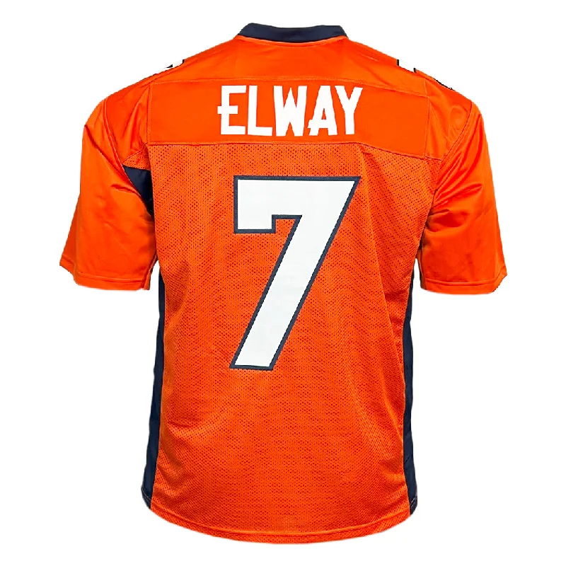 Soccer jersey with comfortable fabric for all-day wear-John Elway Unsigned Denver Orange Football Jersey