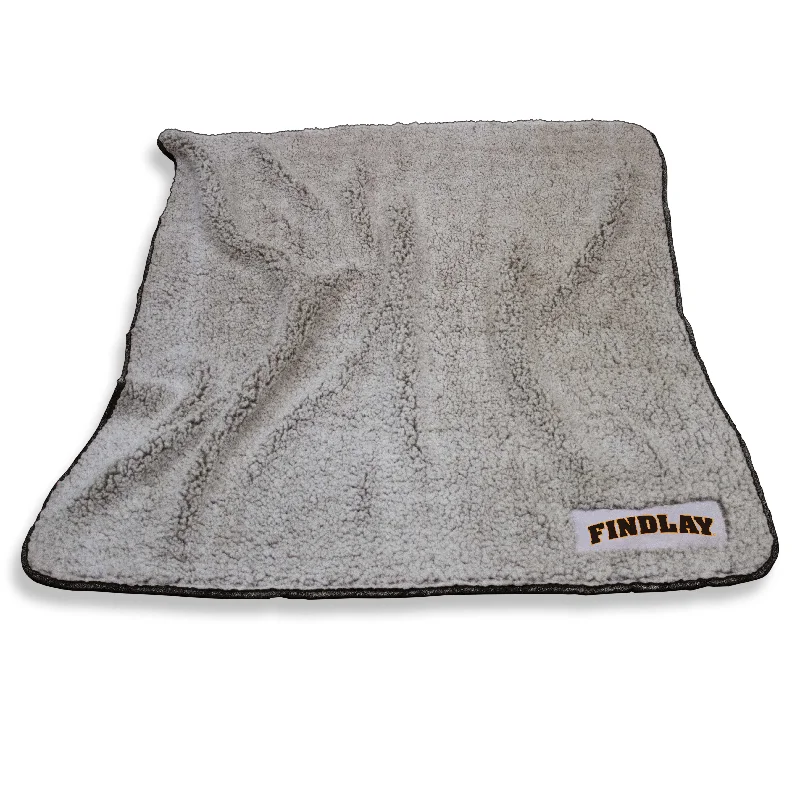 Team-themed pet bedding for fan pets-Findlay University Frosty Fleece