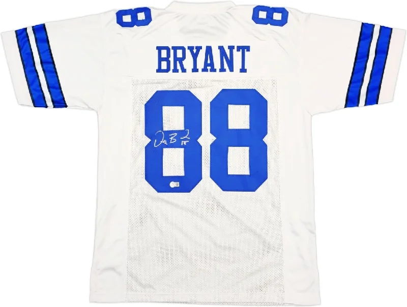 Soccer jersey with quick-dry material for comfort-Dez Bryant Dallas Signed White Football Jersey BAS ITP