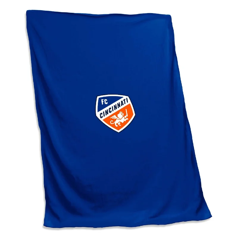 Personalized team throws for cozy winter nights-FC Cincinnati Screened Sweatshirt Blanket