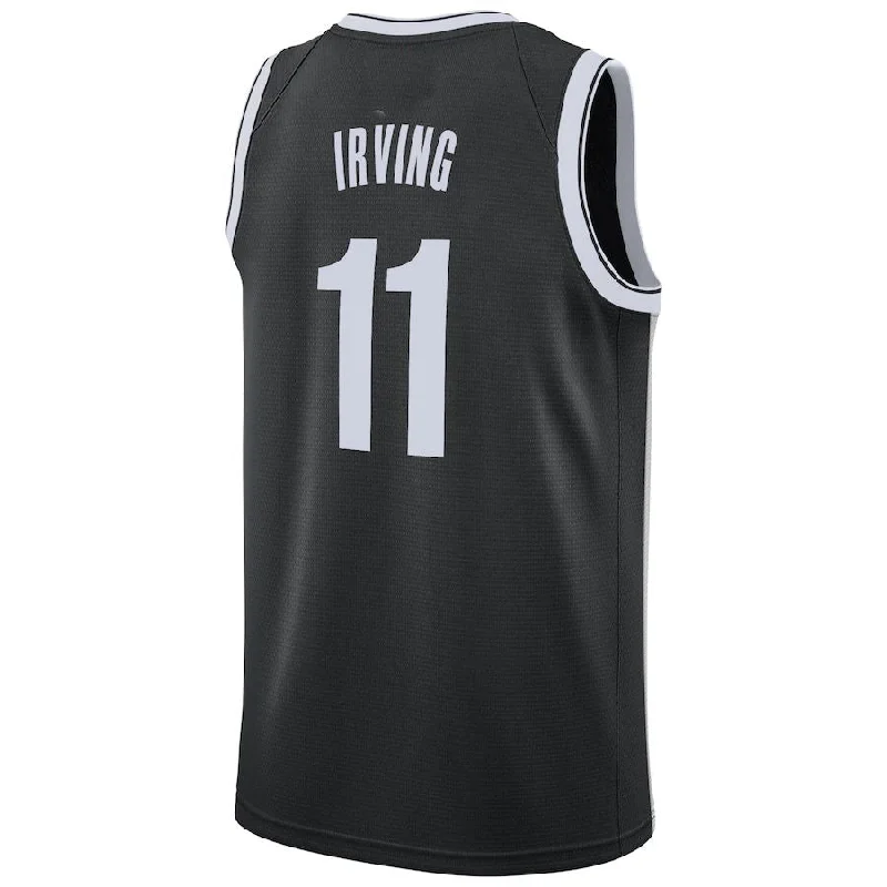 Custom basketball jersey for senior night and graduations-B.Nets #11 Kyrie Irving 2019-20 Swingman Jersey Black Icon Edition Stitched American Basketball Jersey