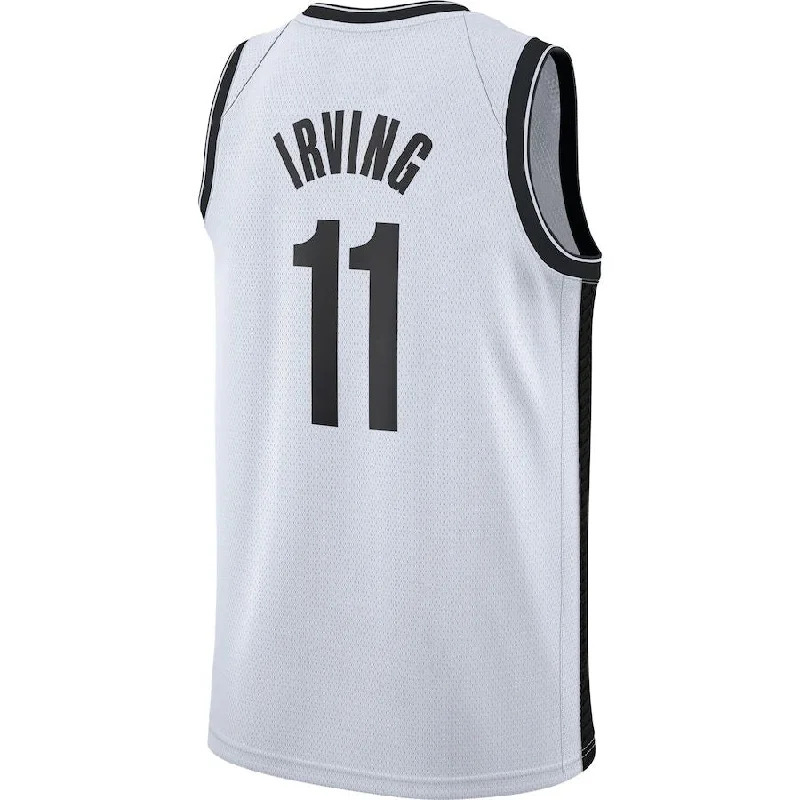 Personalized basketball jersey for end-of-season gifts-B.Nets #11 Kyrie Irving 2020-21 Swingman Jersey White Association Edition Stitched American Basketball Jersey