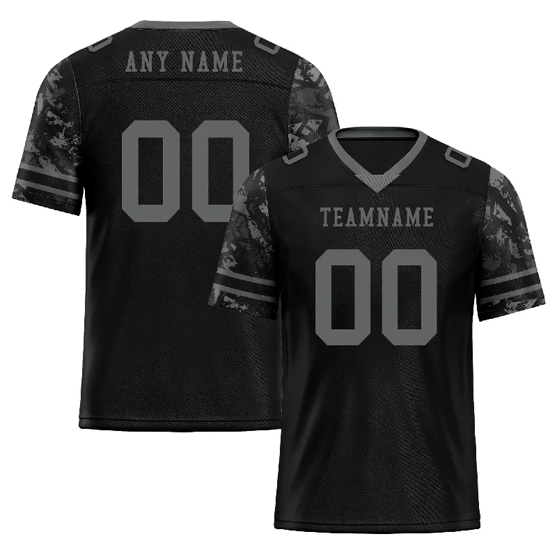 Soccer jersey with stretchable material for flexibility-Custom Camo Personalized Authentic Football Jersey FBJ02-D06126