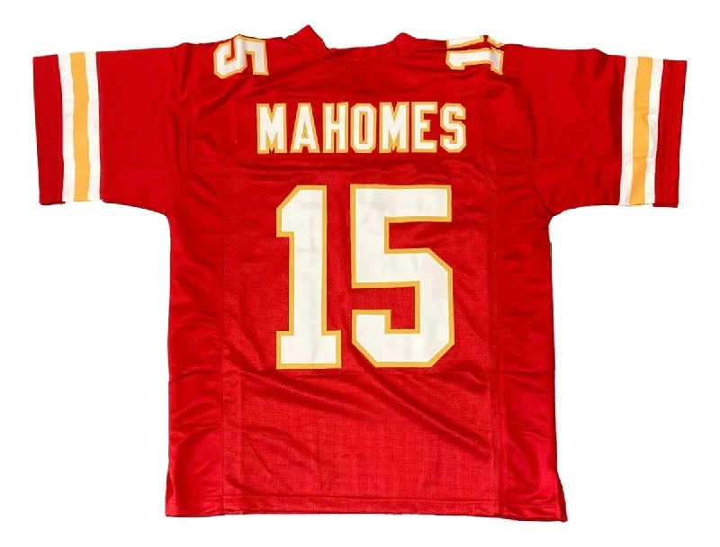 Soccer jersey for fans with team logos-Patrick Mahomes Kansas City Red Football Jersey