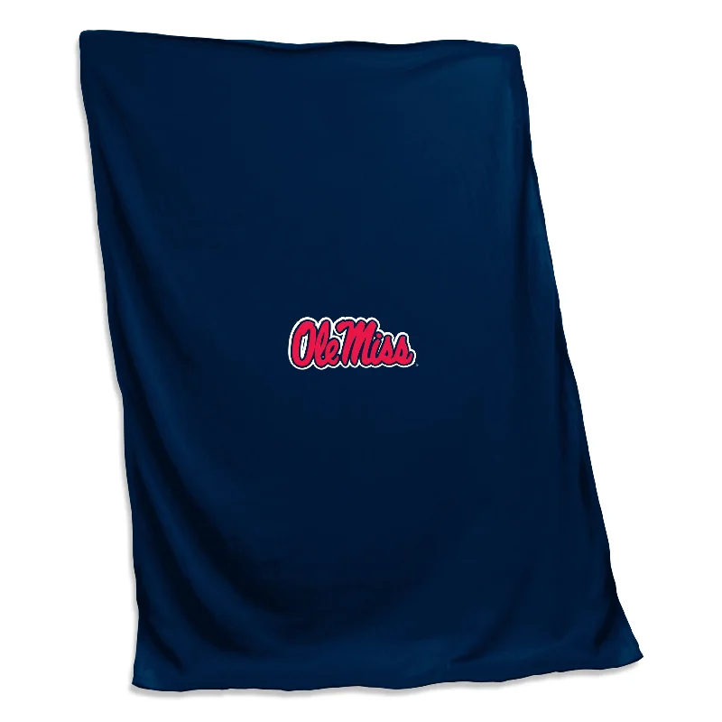 Team-themed storage baskets for kids’ rooms-Ole Miss Sweatshirt Blanket