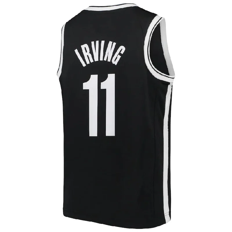 Basketball jersey for fan events with team spirit designs-B.Nets #11 Kyrie Irving Swingman Jersey  Icon Edition Black Stitched American Basketball Jersey