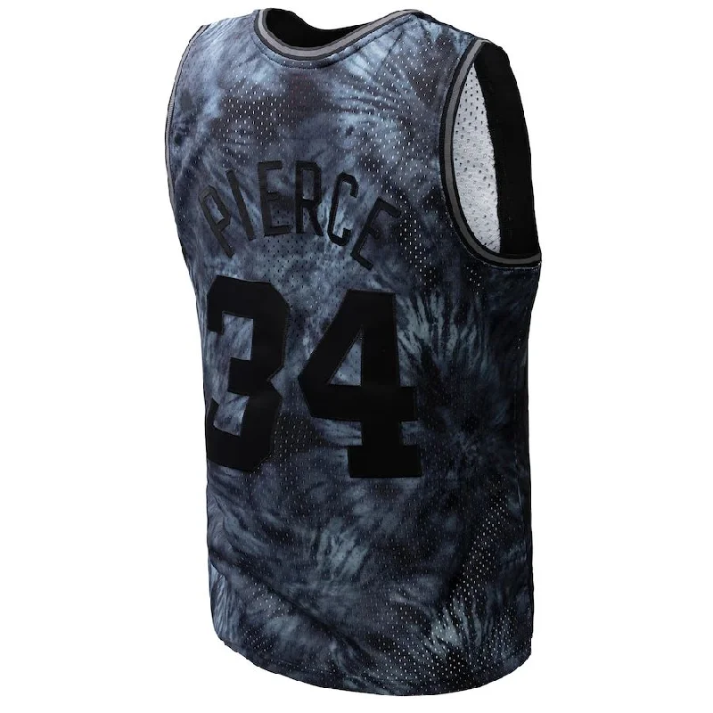 Custom basketball jersey with printed name and number options-B.Celtics #34 Paul Pierce Mitchell & Ness Unisex Hardwood Classics 2007-08 Tie-Dye Swingman Jersey Black Stitched American Basketball Jersey