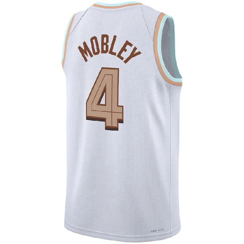 Custom basketball jersey with reinforced stitching for durability-C.Cavaliers #4 Evan Mobley Unisex 2022-23 Swingman Jersey White  Association Edition Stitched American Basketball Jersey