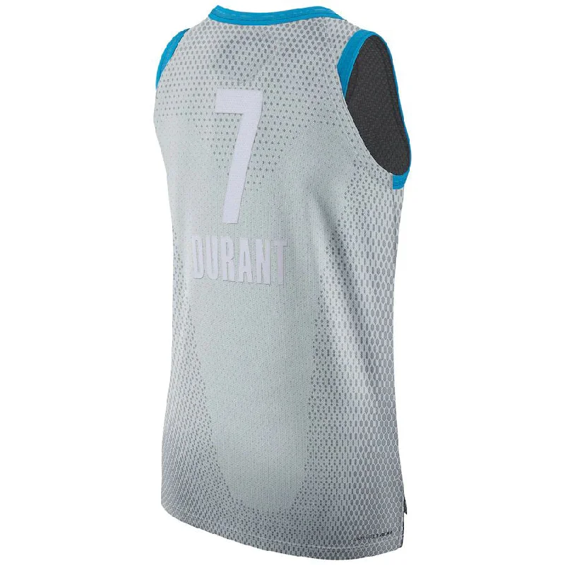 Custom basketball jerseys with team logos-B.Nets #7 Kevin Durant 2022 All-Star Game Authentic Jersey Gray Stitched American Basketball Jersey