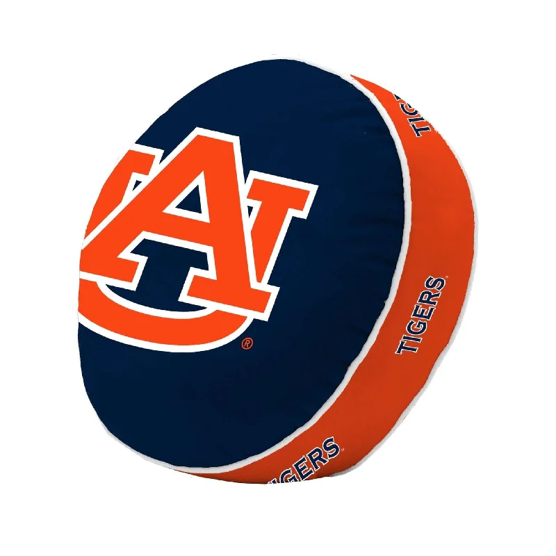 Custom team fleece blankets for fans-Auburn Puff Pillow