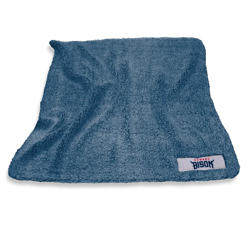 Custom team towels for home use-Howard University Color Frosty Fleece