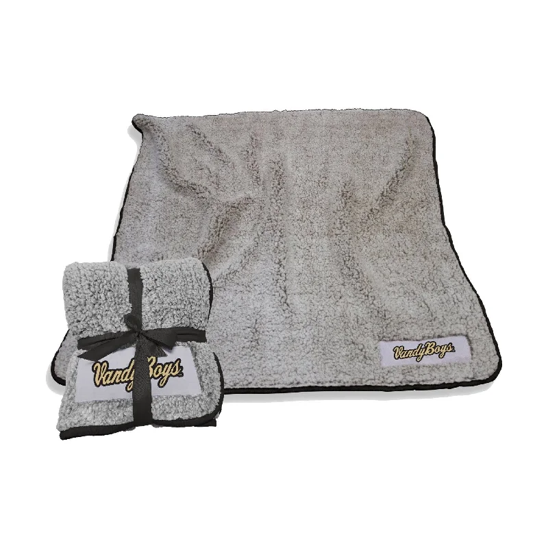 Sports team throw pillows for sofas-Vanderbilt VandyBoys Frosty Fleece