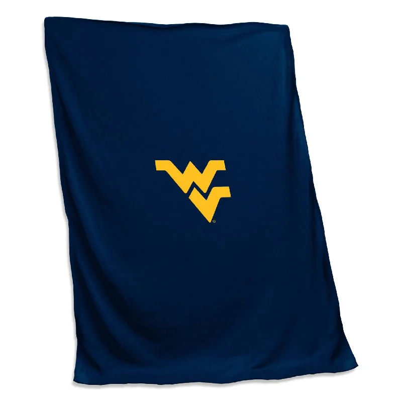 Custom team throw blankets for sofa and chair use-West Virginia Sweatshirt Blanket