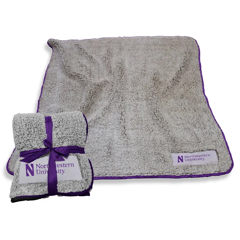 Custom team home textiles for sports fans-Northwestern Evanston Frosty Fleece