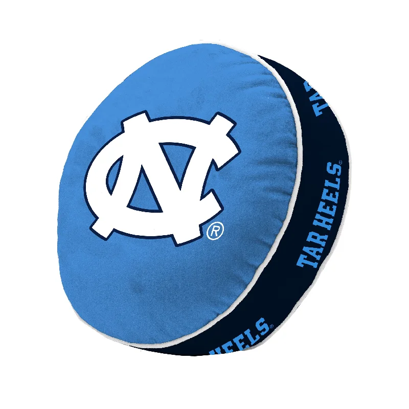 Team logo seat cushions for stadium-style seating-North Carolina Puff Pillow