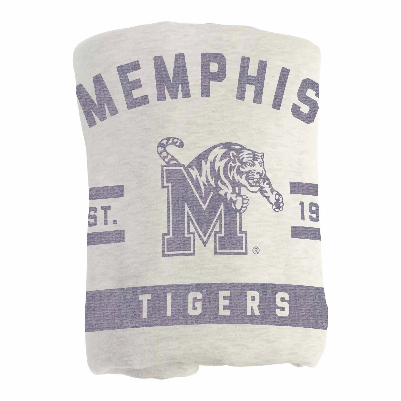 Personalized team table runners for sports-themed dinners-Memphis Oatmeal Sweatshirt Blanket