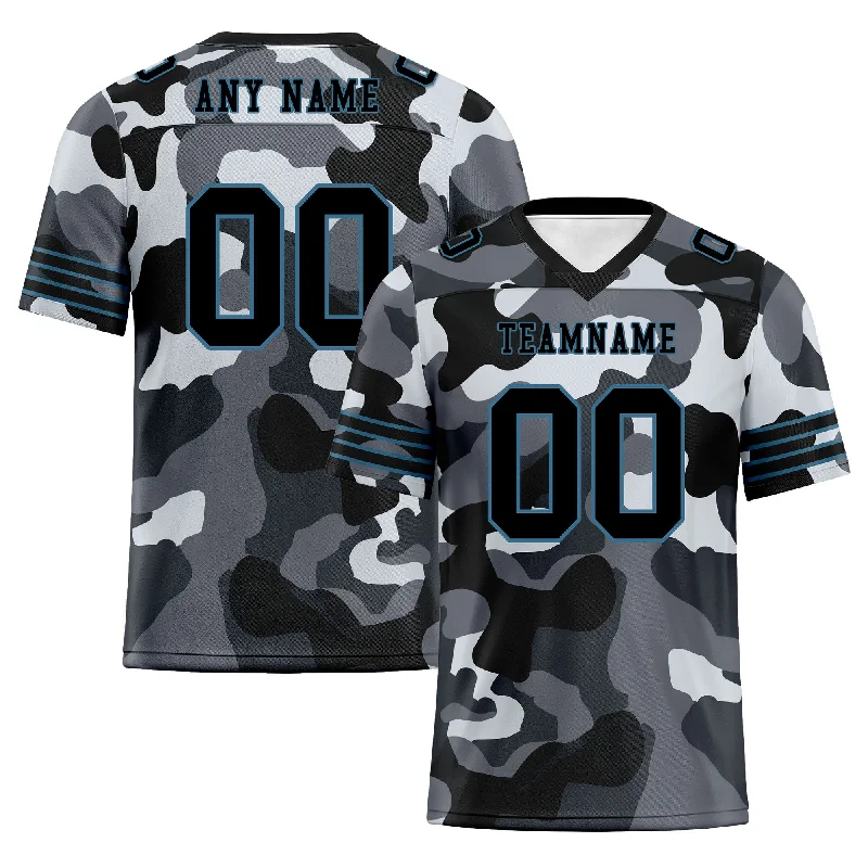 Custom soccer jersey for youth soccer teams-Custom Camo Personalized Authentic Football Jersey FBJ02-D06115