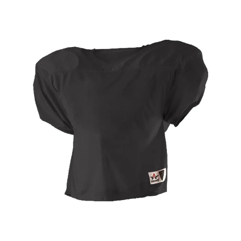 Rugby jerseys with additional pockets for convenience-Alleson Athletic - Practice Football Jersey - Black