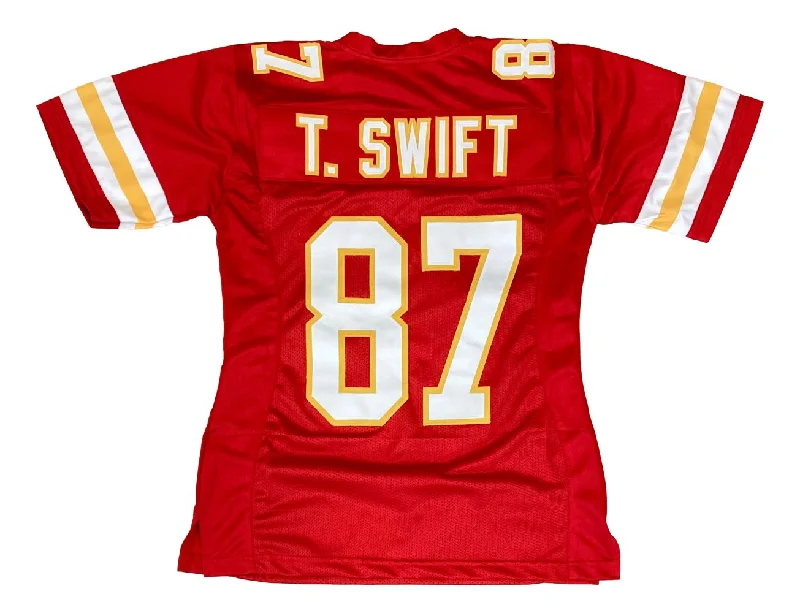 Personalized soccer jersey with name and number-Taylor Swift Kansas City Red Ladies Football Jersey Women's Size Medium