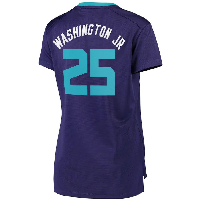 High-quality basketball jersey for youth leagues-C.Hornets #25 PJ Washington Jr. Fanatics Branded Women's Fast Break Replica Player Jersey Statement Edition Purple Stitched American Basketball Jersey