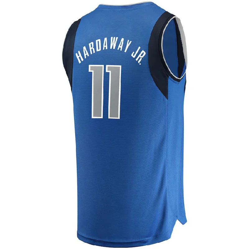 Basketball jersey with performance-enhancing fabric-D.Mavericks #11 Tim Hardaway Jr Fanatics Branded Fast Break Replica Jersey Icon Edition Royal Stitched American Basketball Jersey